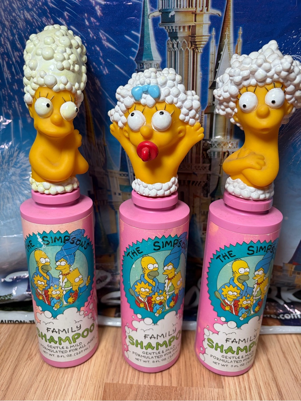 The Simpsons Family Shampoo (1991) Vintage Collectible Lisa Maggie Marge Sealed